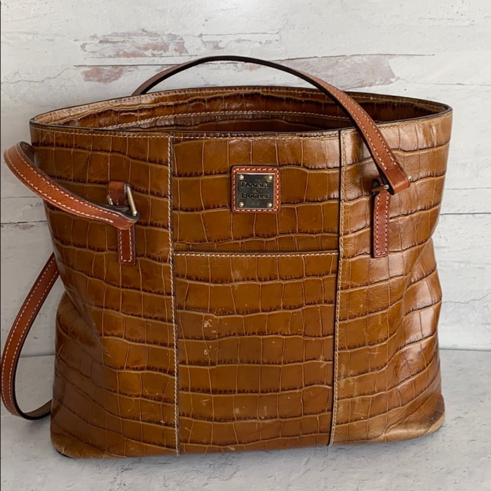 Dooney and Bourke Croco Lexington Shopper